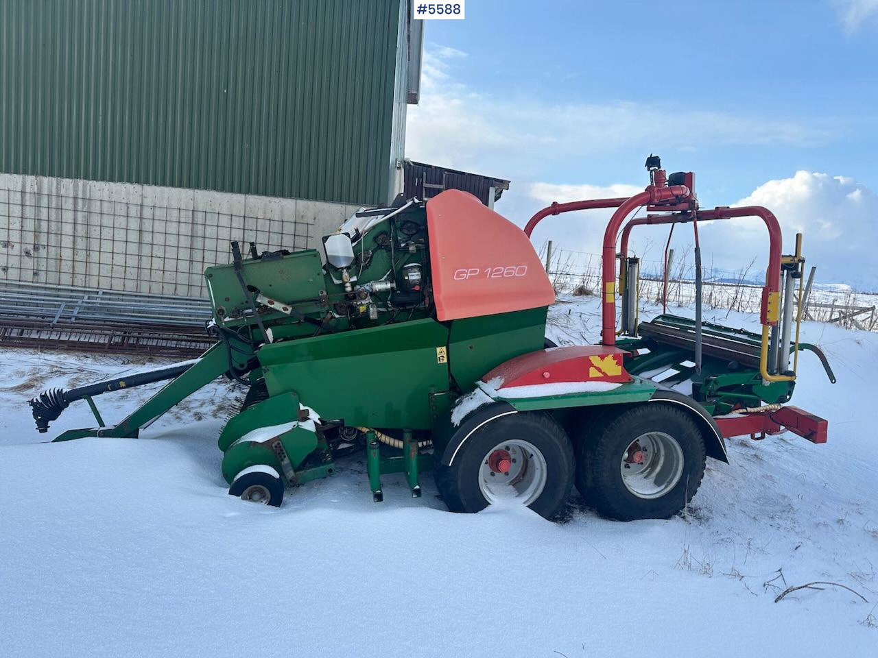 Orkel GP 1260 round baler – repair project - Máquina para produção de feno: foto 2 Orkel GP 1260 round baler – repair project - Máquina para produção de feno: foto 2