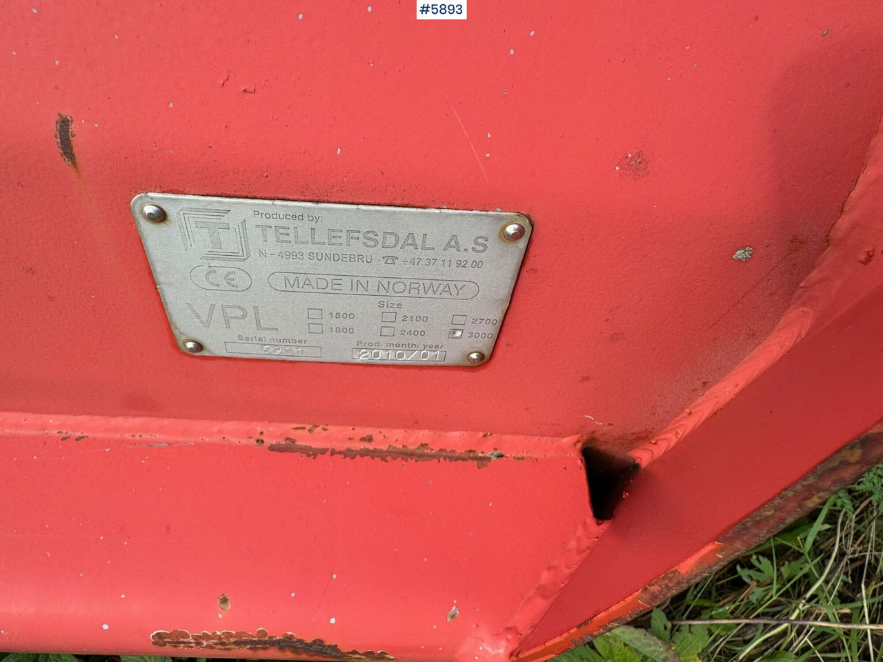 Veículo municipal/ Especial Tellefsdal V-plow: foto 17