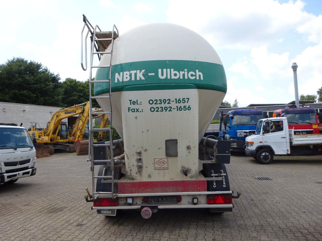 Feldbinder EUT 49.3 Silo für Staub u. Rieselgüter ca. 50m³ - Semi-reboque silo: foto 5 Feldbinder EUT 49.3 Silo für Staub u. Rieselgüter ca. 50m³ - Semi-reboque silo: foto 5