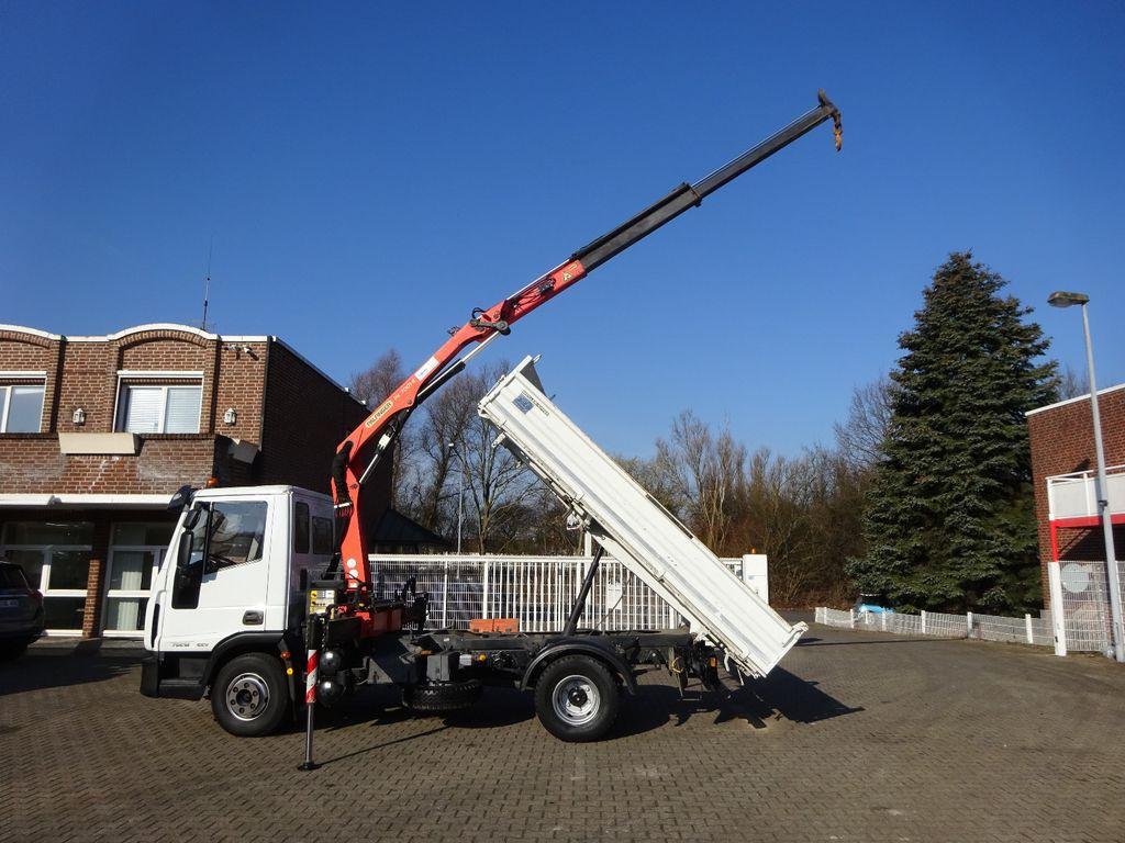 Iveco ML75E18K MEILLER 3Skipper mit PK 7001 Kran 4x2 - Camião basculante, Camião grua: foto 2 Iveco ML75E18K MEILLER 3Skipper mit PK 7001 Kran 4x2 - Camião basculante, Camião grua: foto 2
