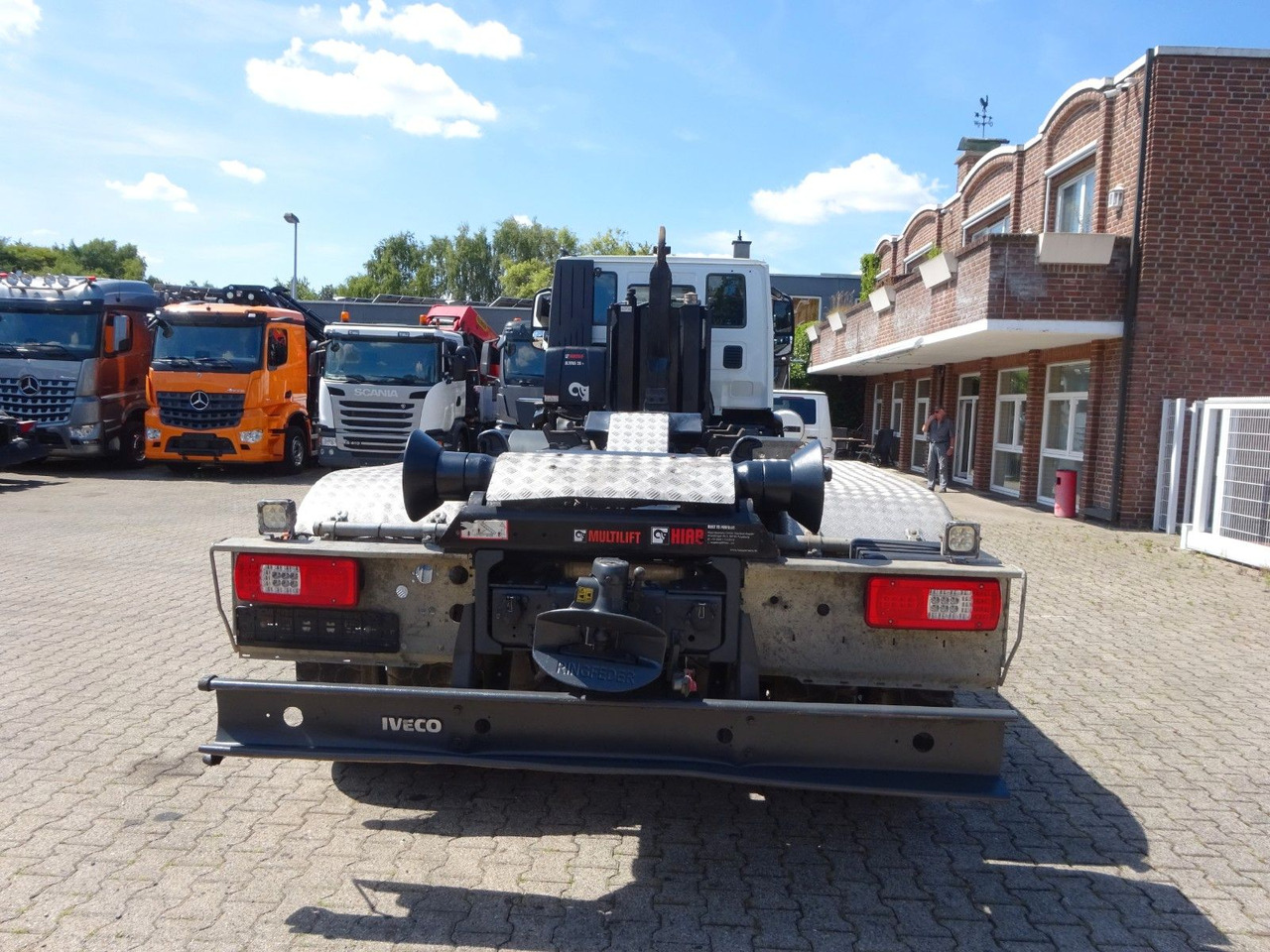 Camião polibenne Iveco X-WAY 480 HIAB ABROLLER: foto 8