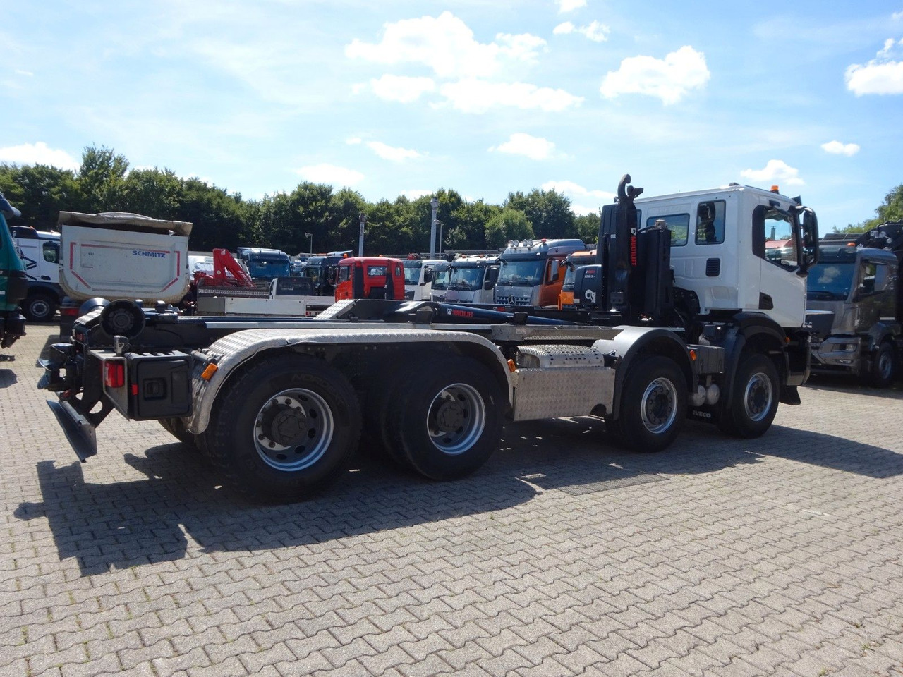 Camião polibenne Iveco X-WAY 480 HIAB ABROLLER: foto 10