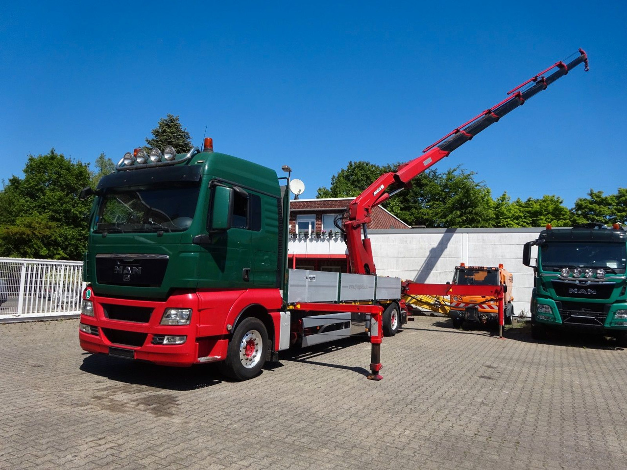 MAN 26.480 TGX + MKG HLK531 Kran +Lift-Lenkachse - Camião grua: foto 5 MAN 26.480 TGX + MKG HLK531 Kran +Lift-Lenkachse - Camião grua: foto 5