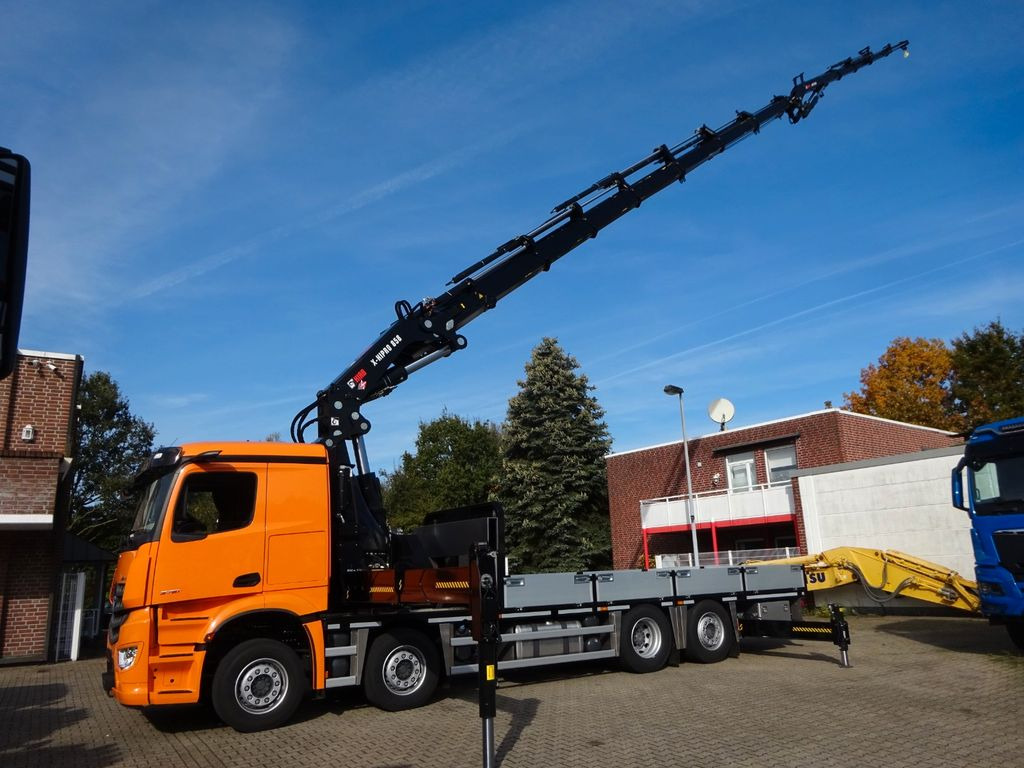 Mercedes-Benz 3751 Arocs Pritsche + HIAB 858 + JIB 8x2 Mercedes-Benz 3751 Arocs Pritsche + HIAB 858 + JIB 8x2 - Camião grua, Camião de caixa aberta/ Plataforma: foto 1 Mercedes-Benz 3751 Arocs Pritsche + HIAB 858 + JIB 8x2 Mercedes-Benz 3751 Arocs Pritsche + HIAB 858 + JIB 8x2 - Camião grua, Camião de caixa aberta/ Plataforma: foto 1