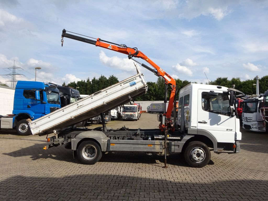 Carrinha basculante Mercedes-Benz 818 Atego MEILLER 3Skipper + Terex 36.2 Kran 4x2: foto 8