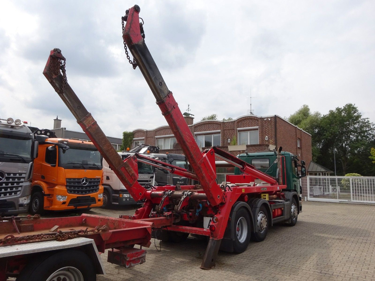 Camião basculante Scania P310 Absetzkipper MEILLER mit Lift+Lenkachse 6x2: foto 9