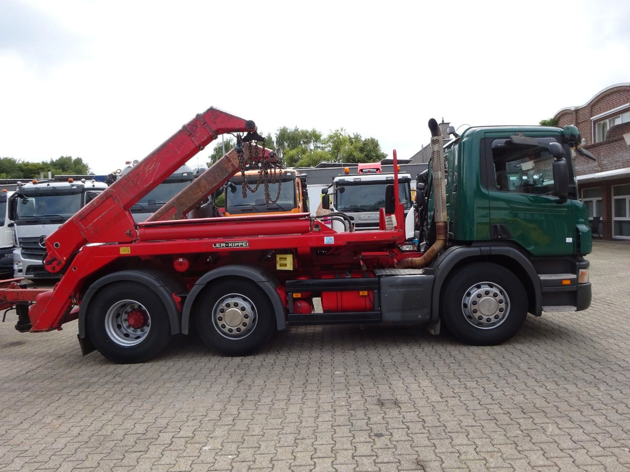 Camião basculante Scania P310 Absetzkipper MEILLER mit Lift+Lenkachse 6x2: foto 10