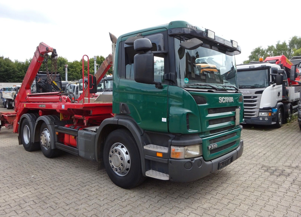 Camião basculante Scania P310 Absetzkipper MEILLER mit Lift+Lenkachse 6x2: foto 12