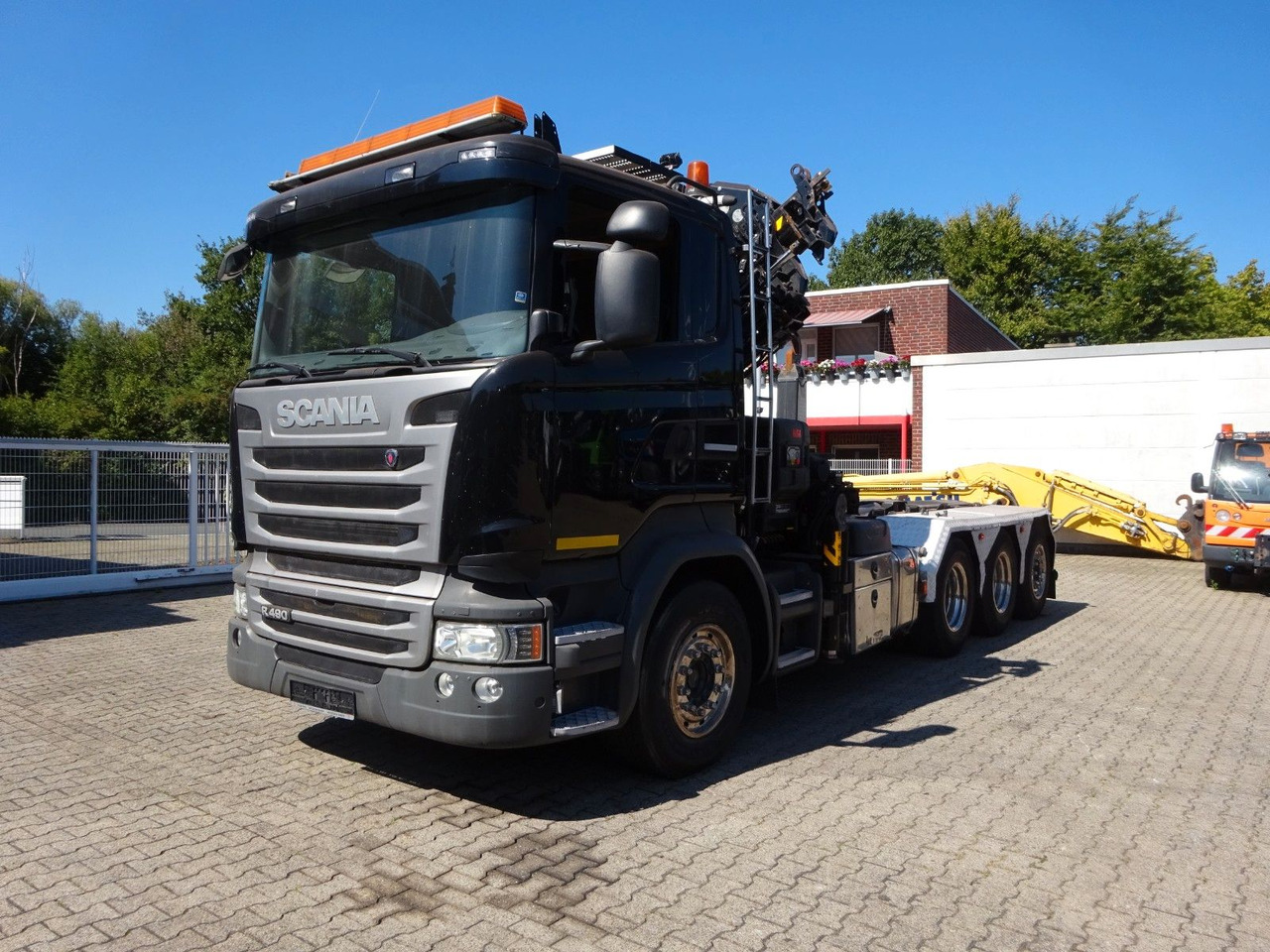 Scania R490 Abroller + HIAB 302E-6 Bj.2021 !Kran TRIDEM Scania R490 Abroller + HIAB 302E-6 Kran *BJ 2021* - Camião grua, Camião polibenne: foto 5 Scania R490 Abroller + HIAB 302E-6 Bj.2021 !Kran TRIDEM Scania R490 Abroller + HIAB 302E-6 Kran *BJ 2021* - Camião grua, Camião polibenne: foto 5