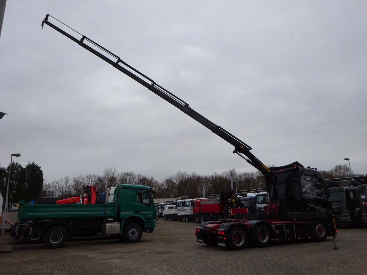 Camião grua, Tractor Scania R650 V8 SZM + PK19001SLD Kran Scania R650 V8 SZM + PK19001SLD Kran: foto 7