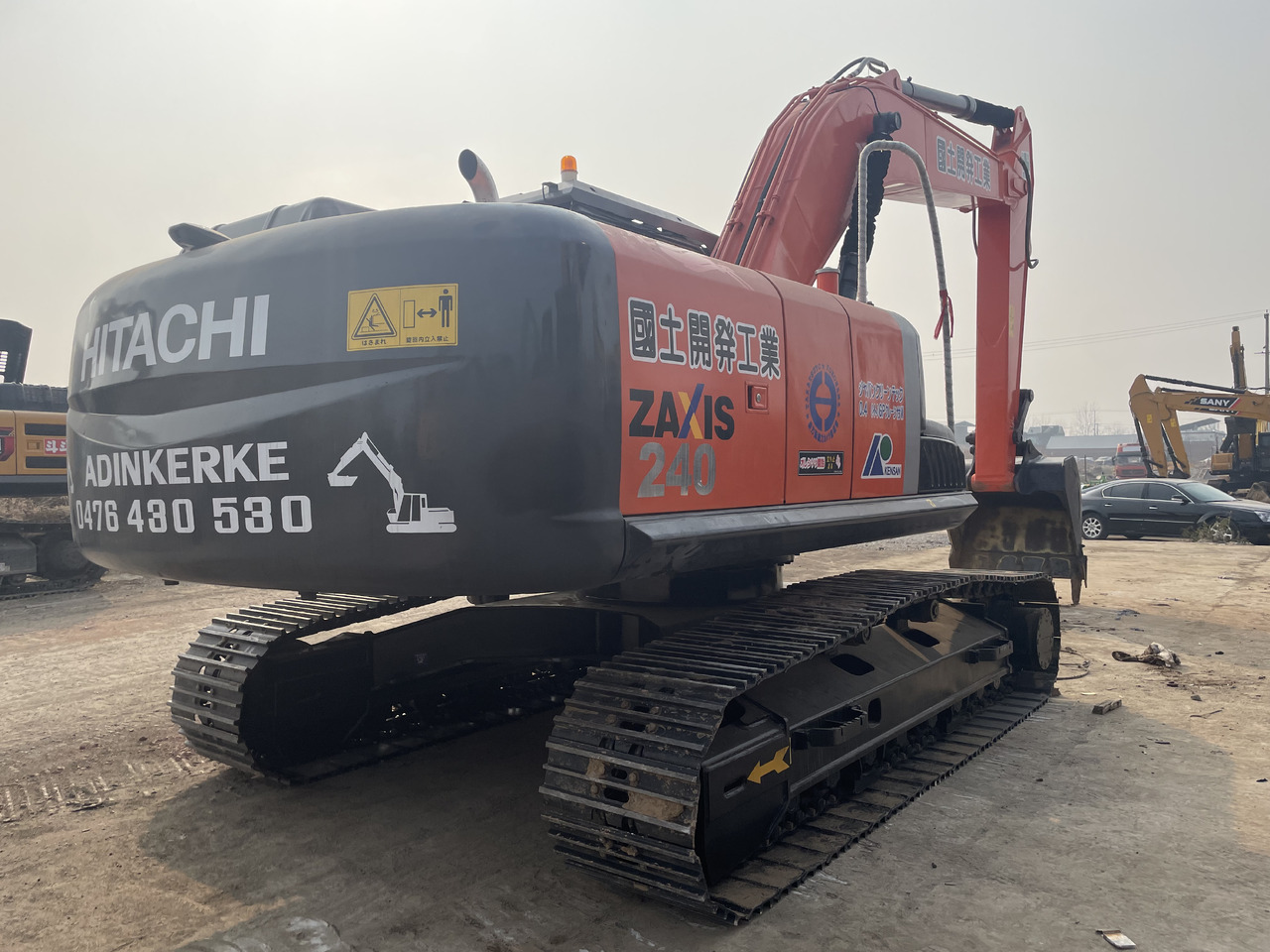 Escavadora de rastos HITACHI ZX240: foto 9