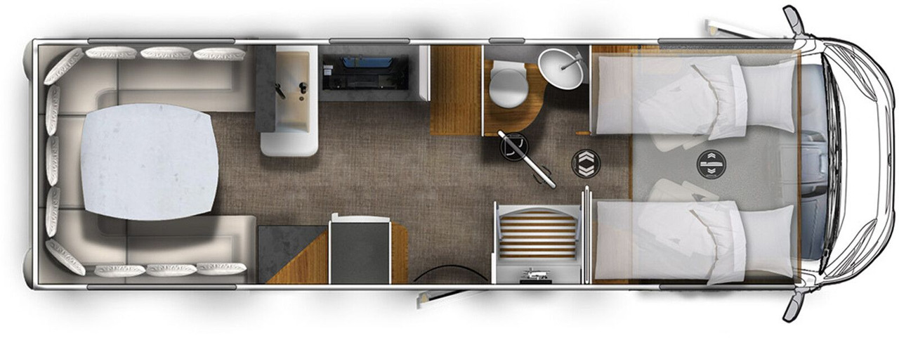 Eura Mobil Integra 760 HS 1.HAND#HECKSITZGR.#NACHRÜSTAKTION - Autocaravana integral: foto 2 Eura Mobil Integra 760 HS 1.HAND#HECKSITZGR.#NACHRÜSTAKTION - Autocaravana integral: foto 2