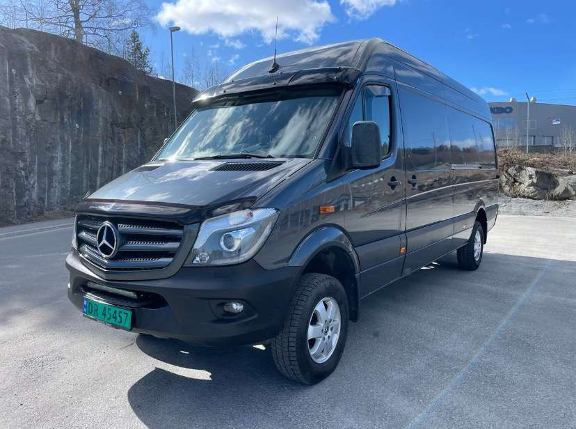 2018 Mercedes-Benz Sprinter 4x4 EU-GODKJENT - Furgão: foto 1 2018 Mercedes-Benz Sprinter 4x4 EU-GODKJENT - Furgão: foto 1