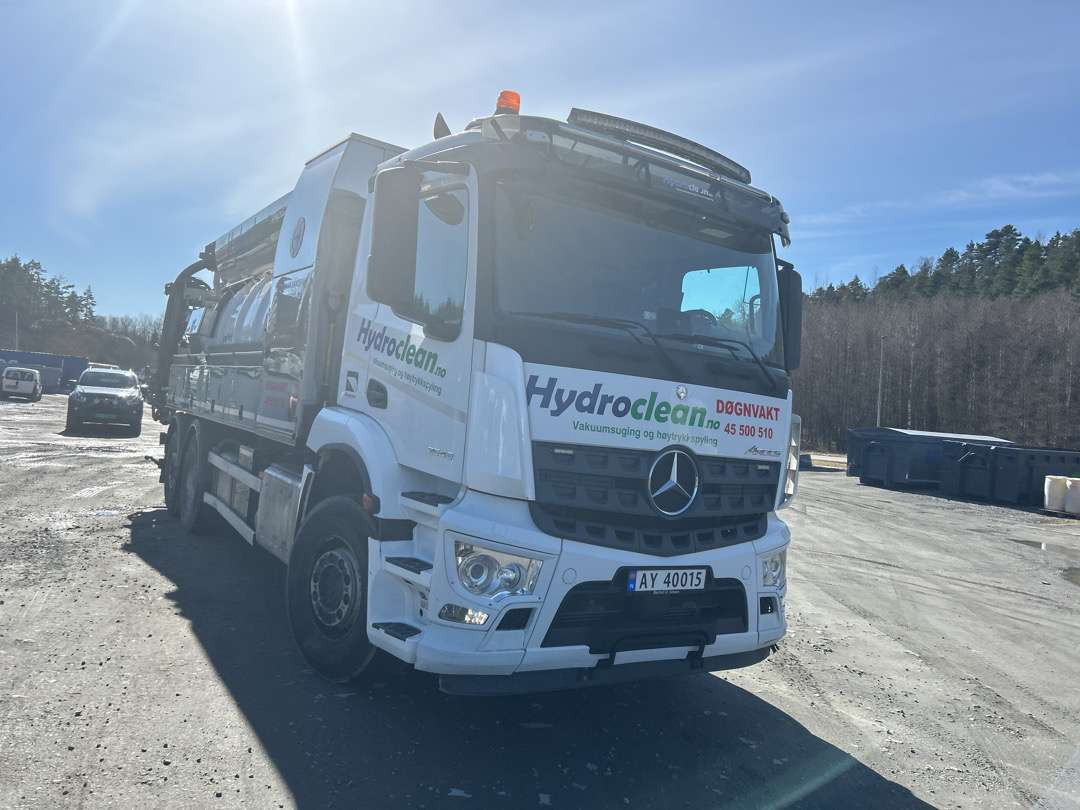 2019 Kombibil MERCEDES-BENZ AROCS 2543 KDIR EU-godkjent Euroklasse 6T - Caminhão limpa fossa: foto 2 2019 Kombibil MERCEDES-BENZ AROCS 2543 KDIR EU-godkjent Euroklasse 6T - Caminhão limpa fossa: foto 2