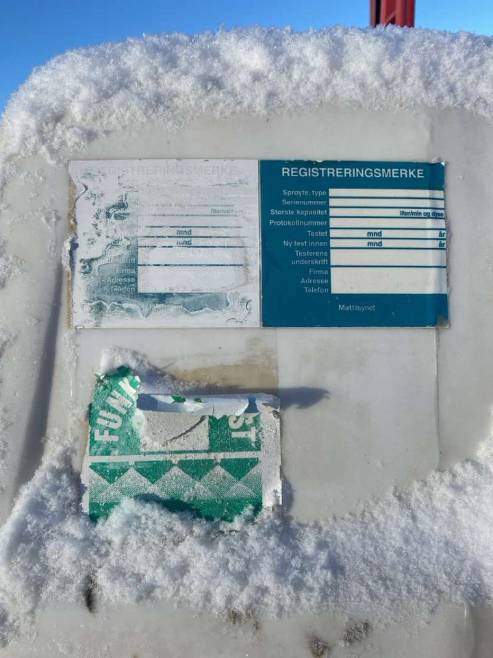 Åkersprøyte - Pulverizador montado: foto 3 Åkersprøyte - Pulverizador montado: foto 3
