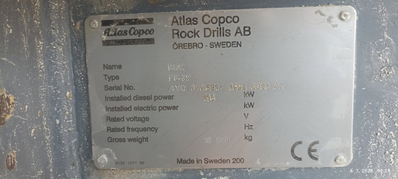 Locação financeira de Atlas Copco F6-32 Atlas Copco F6-32: foto 17