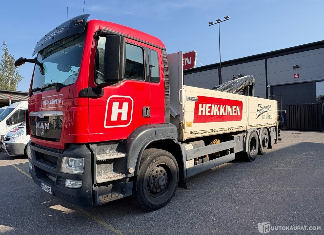 MAN TGS 26.440, 6x2, avolavakuorma-auto 6500mm HIAB 166 Pro nosturilla, 2012, Vantaa - Camião: foto 1 MAN TGS 26.440, 6x2, avolavakuorma-auto 6500mm HIAB 166 Pro nosturilla, 2012, Vantaa - Camião: foto 1