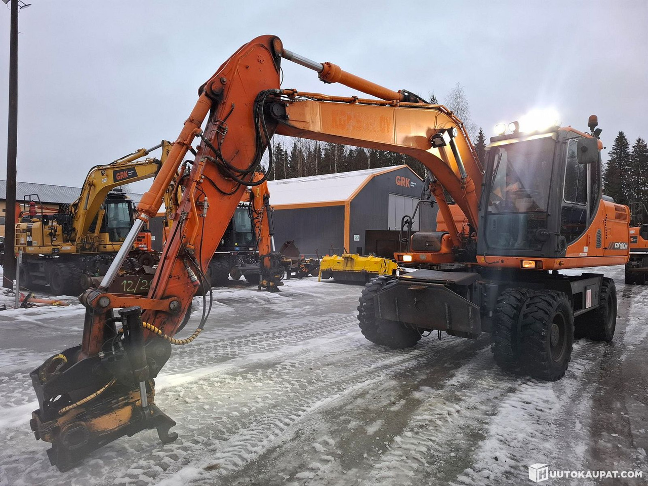 Escavadeira de rodas Doosan DX160W, 2012, Sonkajärvi: foto 1