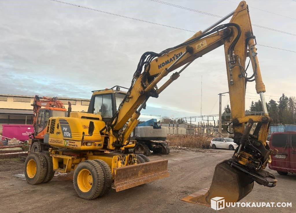 Komatsu PW110, 2007, 11,800 h wheeled excavator, Lieto - Escavadeira de rodas: foto 2 Komatsu PW110, 2007, 11,800 h wheeled excavator, Lieto - Escavadeira de rodas: foto 2