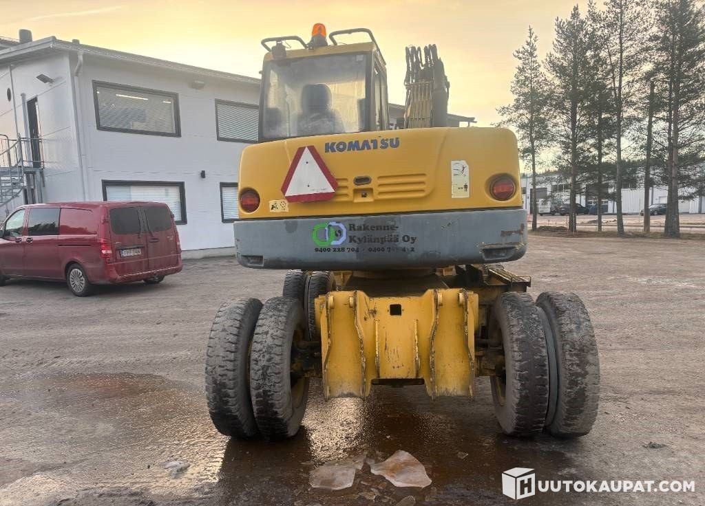 Komatsu PW110, 2007, 11,800 h wheeled excavator, Lieto - Escavadeira de rodas: foto 4 Komatsu PW110, 2007, 11,800 h wheeled excavator, Lieto - Escavadeira de rodas: foto 4