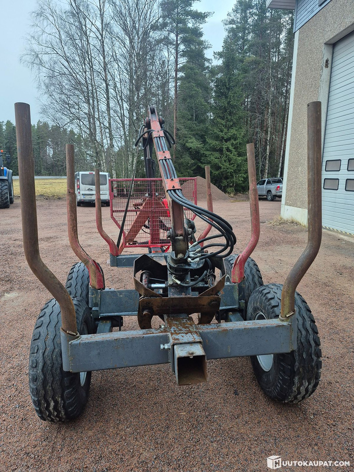 Patu 1800 loader with hydraulic pre-steering + forestry trailer, Honkajoki - Reboque florestal: foto 5 Patu 1800 loader with hydraulic pre-steering + forestry trailer, Honkajoki - Reboque florestal: foto 5