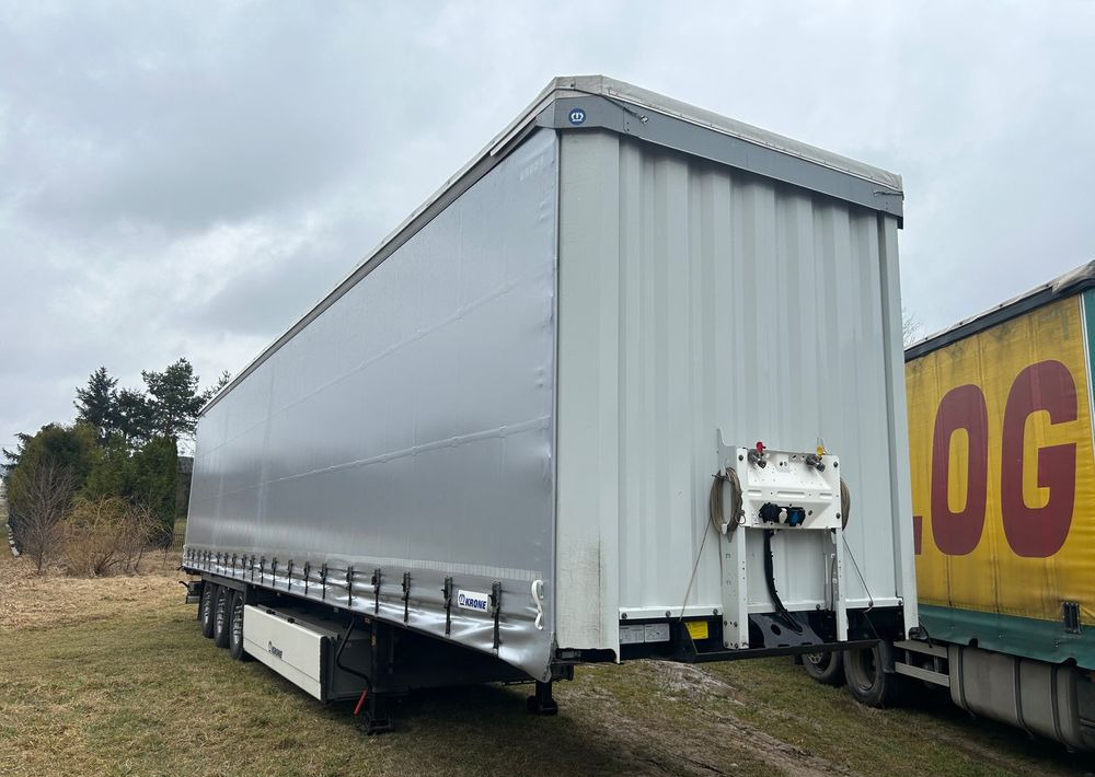 Krone STANDARD 2021 podnoszona oś OPONY 70% / STAN BARDZO DOBRY / OD PIERWSZEGO WŁAŚCICIELA / PALECIARA / TOP / sprowadzona z Niemiec !! - Semi-reboque de lona: foto 2 Krone STANDARD 2021 podnoszona oś OPONY 70% / STAN BARDZO DOBRY / OD PIERWSZEGO WŁAŚCICIELA / PALECIARA / TOP / sprowadzona z Niemiec !! - Semi-reboque de lona: foto 2