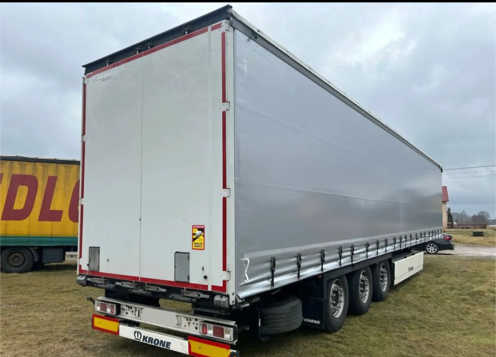 Krone STANDARD 2021 podnoszona oś OPONY 70% / STAN BARDZO DOBRY / OD PIERWSZEGO WŁAŚCICIELA / PALECIARA / TOP / sprowadzona z Niemiec !! - Semi-reboque de lona: foto 1 Krone STANDARD 2021 podnoszona oś OPONY 70% / STAN BARDZO DOBRY / OD PIERWSZEGO WŁAŚCICIELA / PALECIARA / TOP / sprowadzona z Niemiec !! - Semi-reboque de lona: foto 1