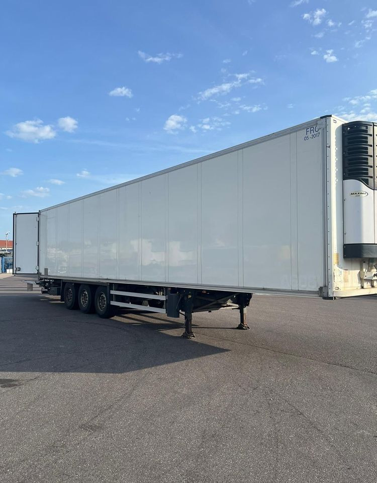 Schmitz Cargobull CARRIER MAXIMA 1300 / WINDA / DOPPEL STOCK / ŚCIANA GRODZIOWA / BELKI / PODNOSZONA OŚ / z Niemiec / TOP STAN 2011/ CARRIER CHŁODNIA CHLODNIA LODÓWKA PODWÓJNY ZAŁADUNEK PIĘTROWA - Semi-reboque frigorífico: foto 1 Schmitz Cargobull CARRIER MAXIMA 1300 / WINDA / DOPPEL STOCK / ŚCIANA GRODZIOWA / BELKI / PODNOSZONA OŚ / z Niemiec / TOP STAN 2011/ CARRIER CHŁODNIA CHLODNIA LODÓWKA PODWÓJNY ZAŁADUNEK PIĘTROWA - Semi-reboque frigorífico: foto 1