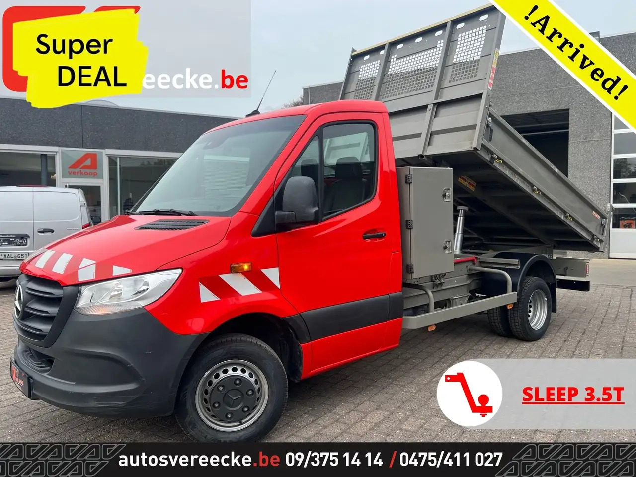 Mercedes-Benz Sprinter 514 KOFFER-KIPPER (25.950€ex)MTM 7.000kg - Carrinha basculante: foto 1 Mercedes-Benz Sprinter 514 KOFFER-KIPPER (25.950€ex)MTM 7.000kg - Carrinha basculante: foto 1