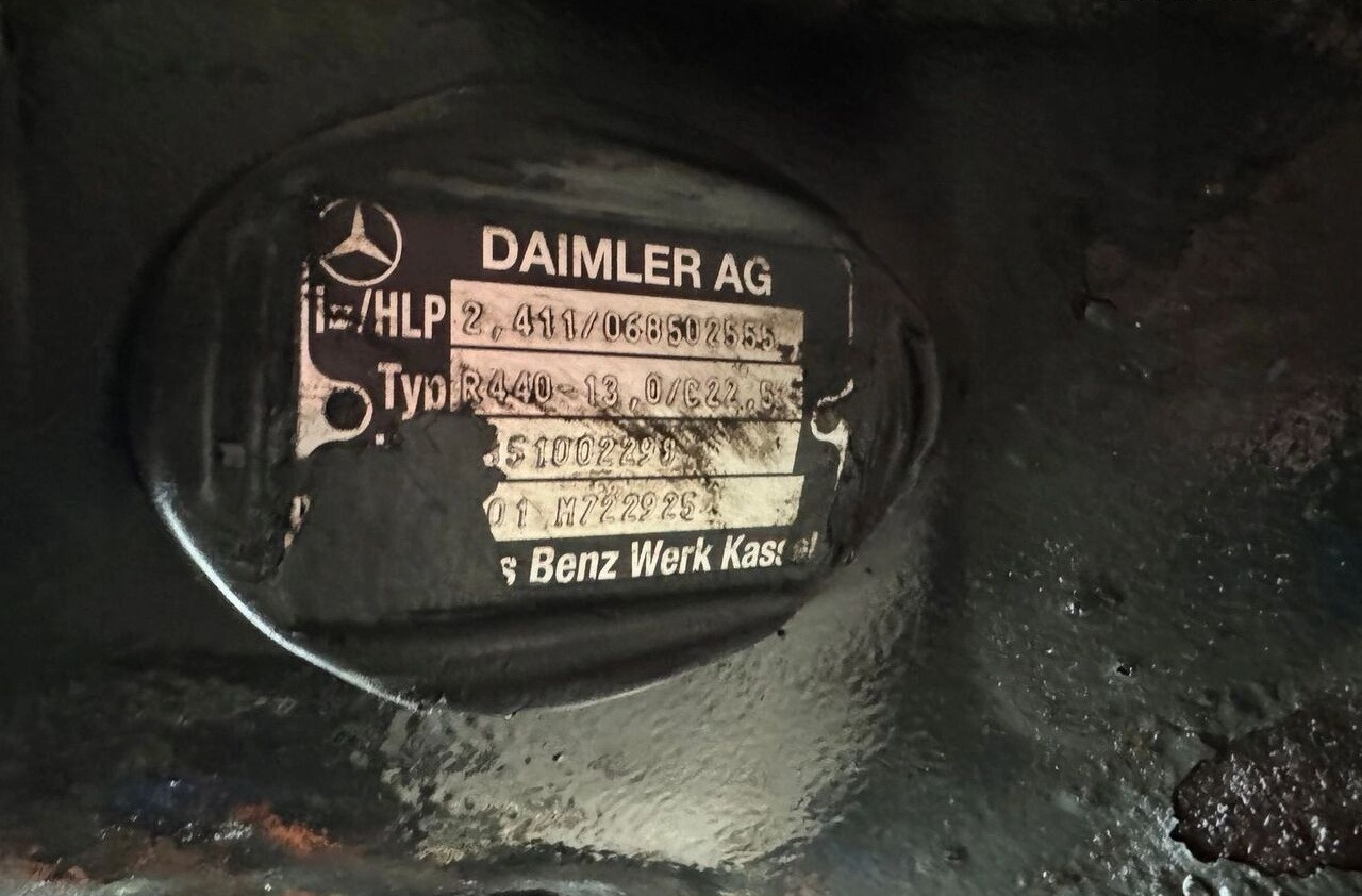 Mercedes-Benz ACTROS MP 4 2,411 R440-13 truck - Eixo traseiro para Camião: foto 3 Mercedes-Benz ACTROS MP 4 2,411 R440-13 truck - Eixo traseiro para Camião: foto 3