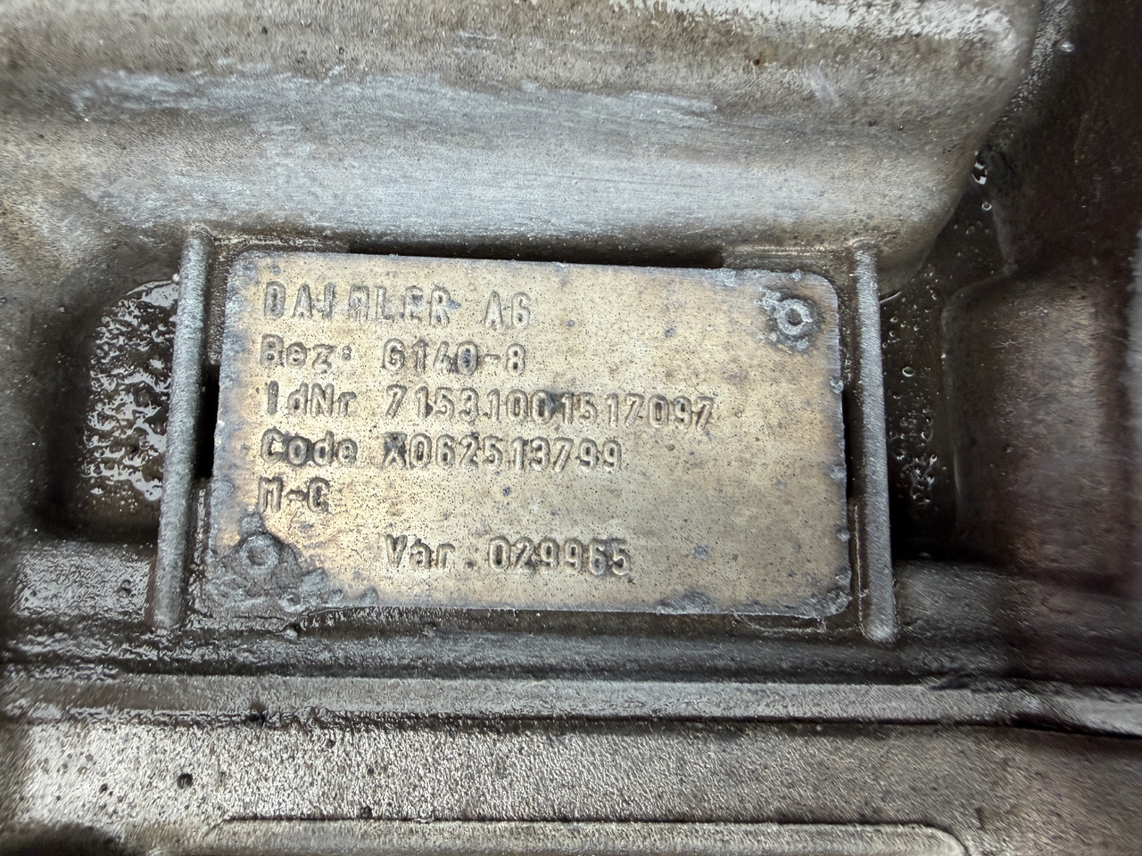 Mercedes Atego III Antos G140-8 - Caixa de velocidade: foto 5 Mercedes Atego III Antos G140-8 - Caixa de velocidade: foto 5