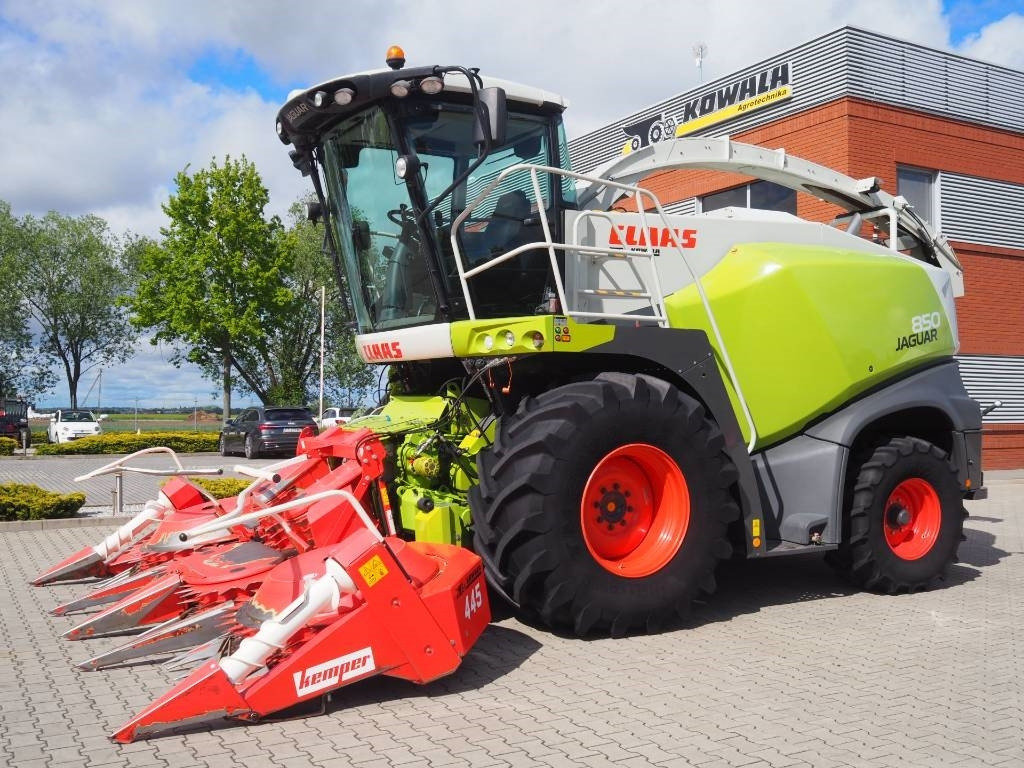 Claas Jaguar 850 + Kemper 445 - Picadora de forragem automotriz: foto 5 Claas Jaguar 850 + Kemper 445 - Picadora de forragem automotriz: foto 5