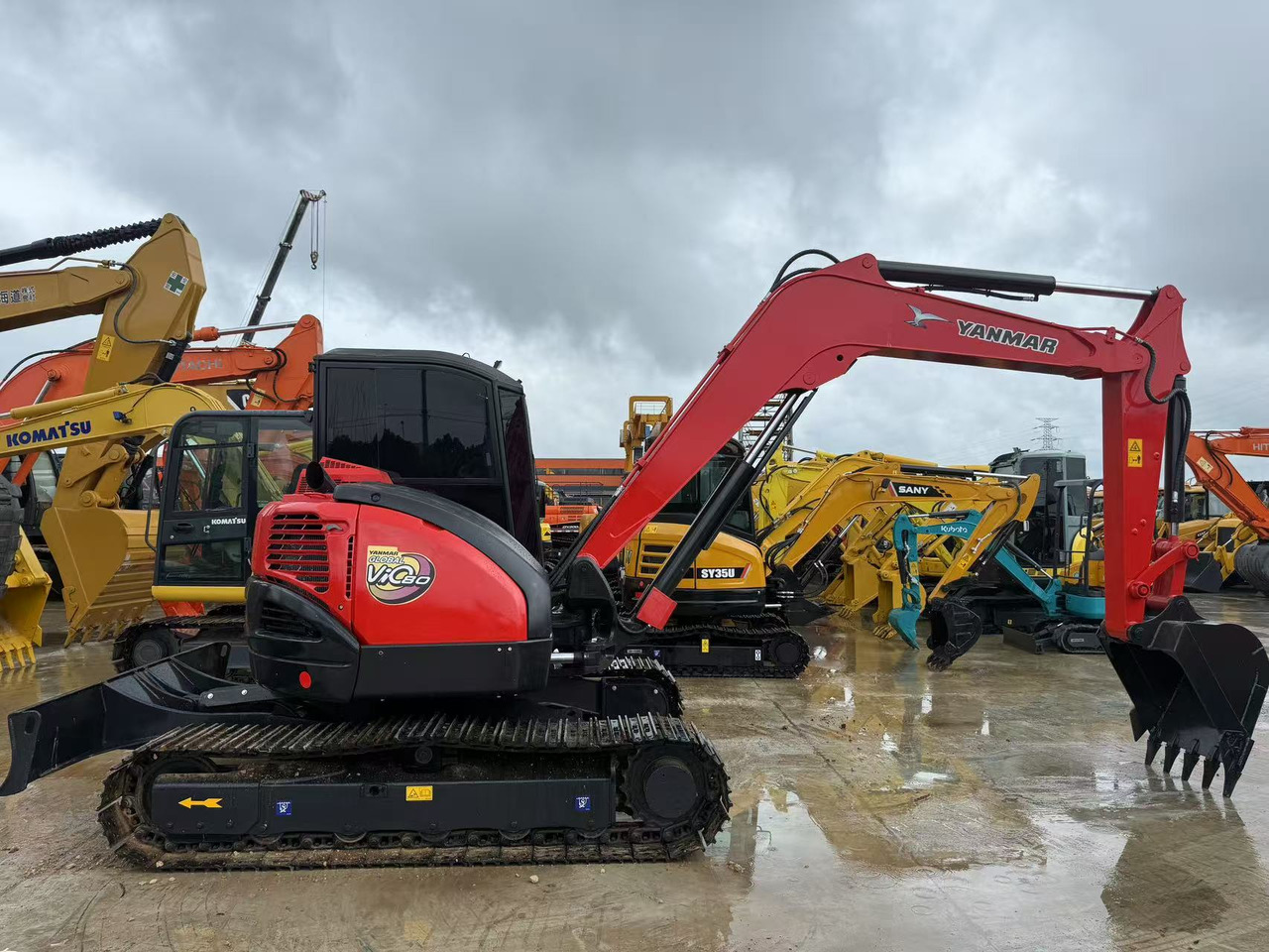 Yanmar Vio80 - Mini escavadeira: foto 5 Yanmar Vio80 - Mini escavadeira: foto 5