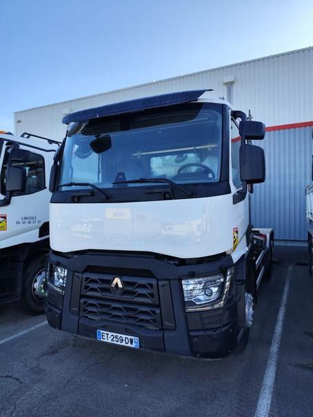 Renault C 380 P6X2 E6 BRAS GUIMA T20 avec HIGHT TOWER - Camião polibenne: foto 1 Renault C 380 P6X2 E6 BRAS GUIMA T20 avec HIGHT TOWER - Camião polibenne: foto 1
