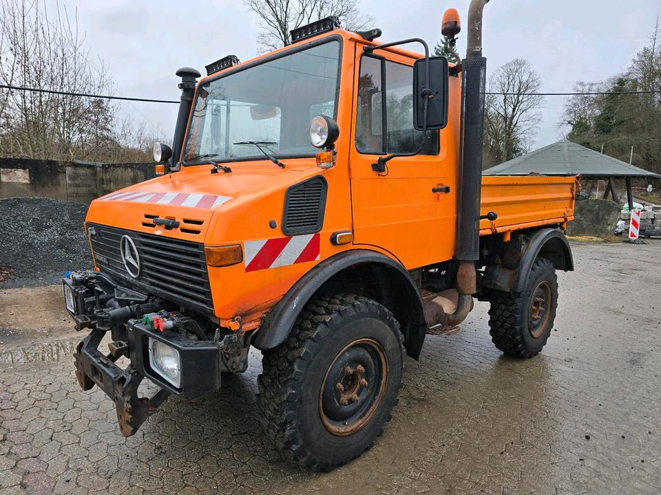 Unimog U1400 Agrar bj. 1995 424 427/10 Mercedes-Benz 1400 1600 1200 1000 - Camião basculante, Veículo municipal/ Especial: foto 1 Unimog U1400 Agrar bj. 1995 424 427/10 Mercedes-Benz 1400 1600 1200 1000 - Camião basculante, Veículo municipal/ Especial: foto 1
