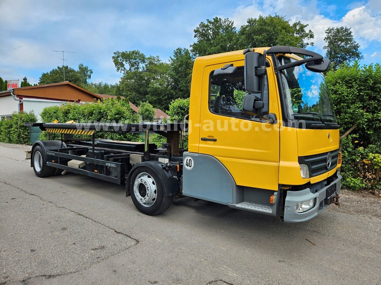 Mercedes-Benz Kamag * WBH 25 * Wiesel * Umsetzer * Sattelkupp. - Camião chassi: foto 2 Mercedes-Benz Kamag * WBH 25 * Wiesel * Umsetzer * Sattelkupp. - Camião chassi: foto 2