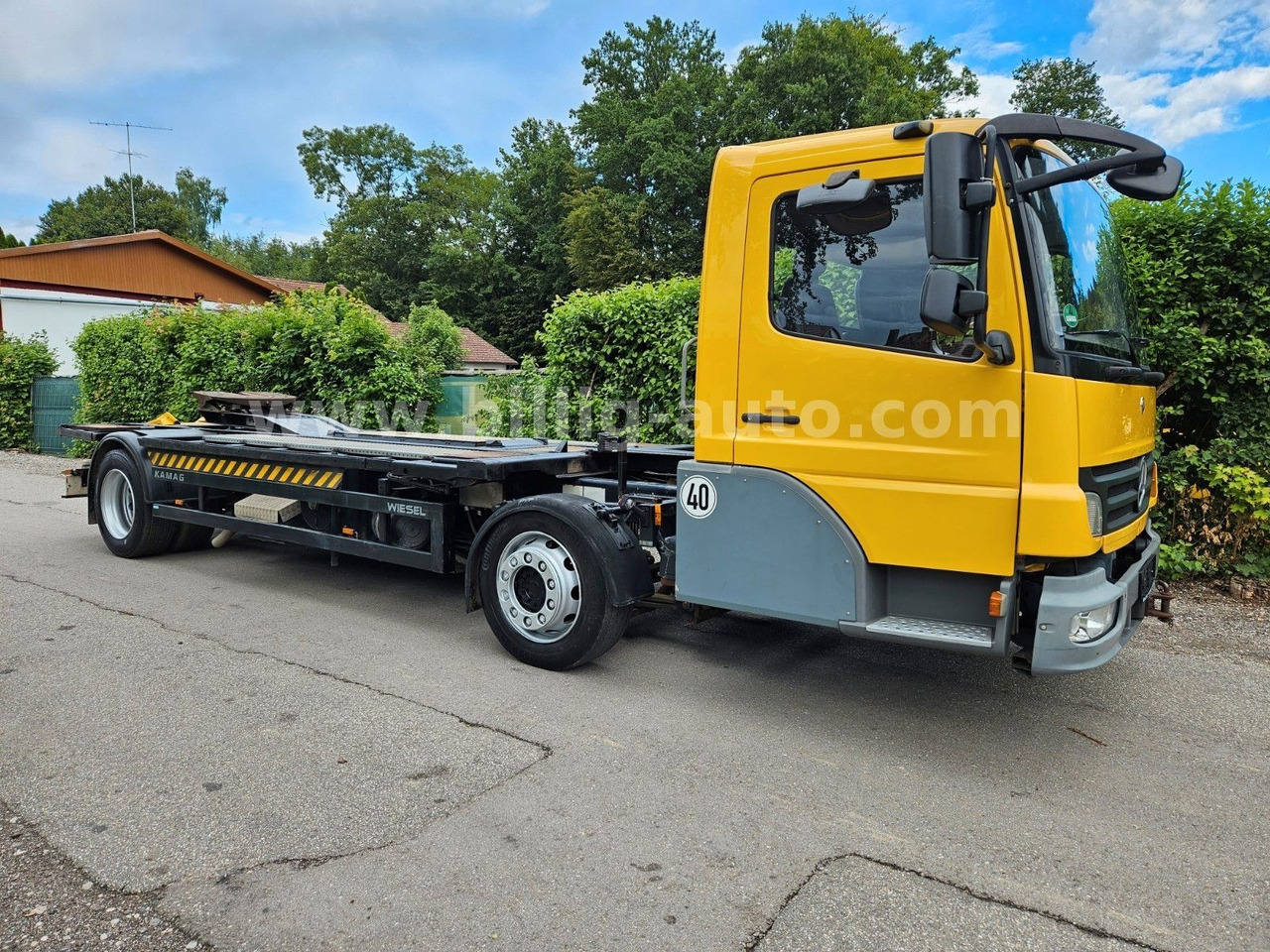 Mercedes-Benz Kamag * WBH 25 * Wiesel * Umsetzer * Sattelkupp. - Camião chassi: foto 3 Mercedes-Benz Kamag * WBH 25 * Wiesel * Umsetzer * Sattelkupp. - Camião chassi: foto 3