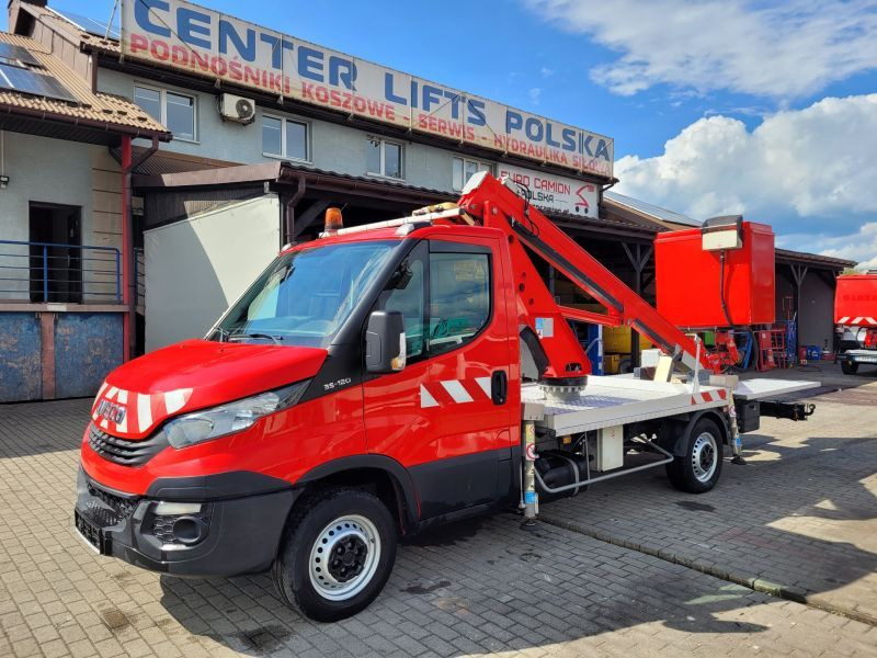 Iveco Daily 35S12 podnośnik koszowy 16 m GSR E169TR bucket truck boom lift - Caminhão com plataforma aérea: foto 1 Iveco Daily 35S12 podnośnik koszowy 16 m GSR E169TR bucket truck boom lift - Caminhão com plataforma aérea: foto 1