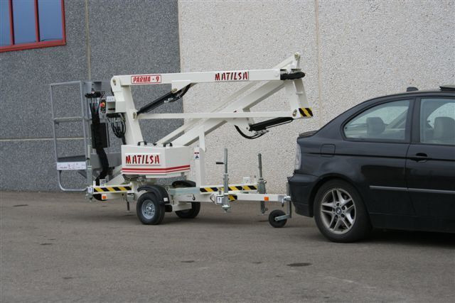 Plataforma de elevaçao rebocável novo Matilsa Parma 9 fabrycznie nowy podnośnik koszowy na przyczepie: foto 18