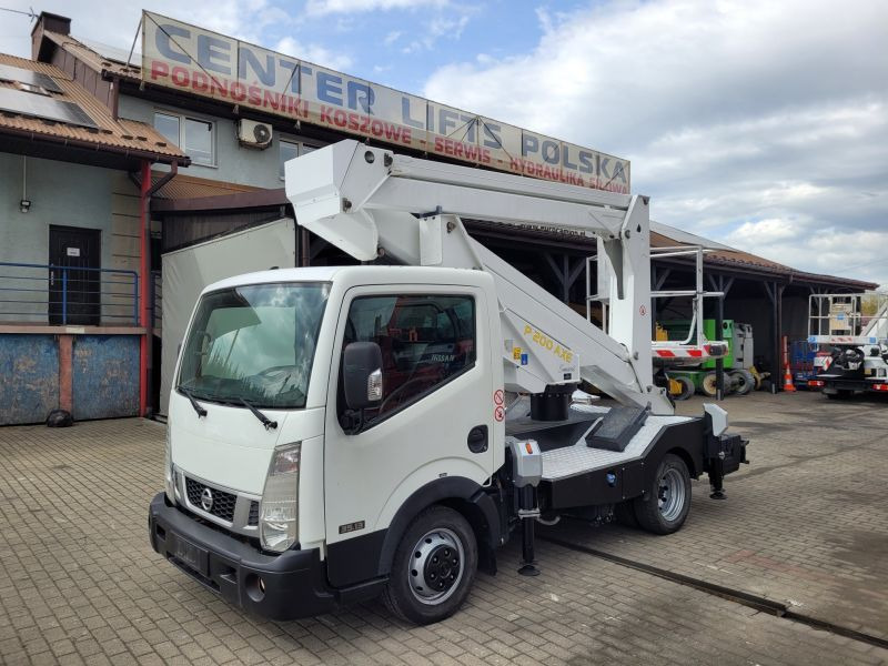 Nissan Cabstar NT400 podnośnik koszowy Palfinger P200 AXE boom lift bucket truck - Caminhão com plataforma aérea: foto 1 Nissan Cabstar NT400 podnośnik koszowy Palfinger P200 AXE boom lift bucket truck - Caminhão com plataforma aérea: foto 1