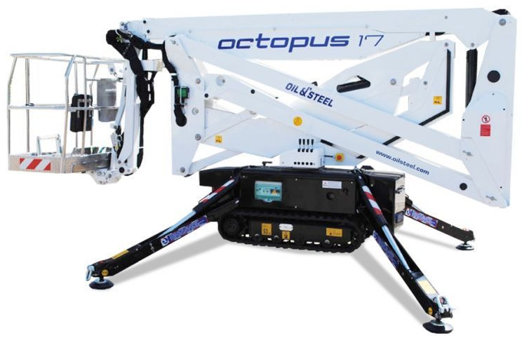 Oil&Steel Octopus 17 podnośnik koszowy na gąsienicach 17 m - Plataforma aranha: foto 3 Oil&Steel Octopus 17 podnośnik koszowy na gąsienicach 17 m - Plataforma aranha: foto 3