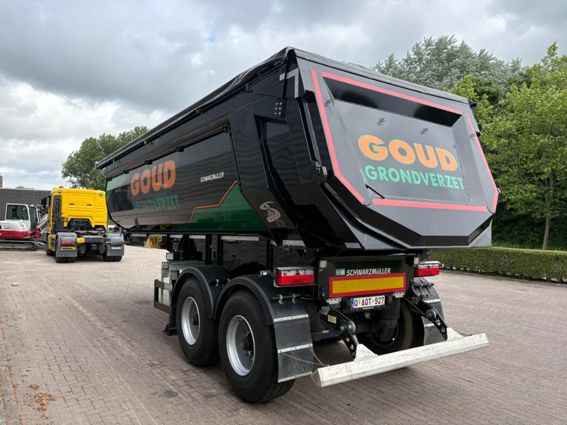 Schwarzmüller 2 assige kipper / SCHUIFZEIL / BPW ASSEN / LIKE NEW / 28 M3 / - Semi-reboque basculante: foto 3 Schwarzmüller 2 assige kipper / SCHUIFZEIL / BPW ASSEN / LIKE NEW / 28 M3 / - Semi-reboque basculante: foto 3