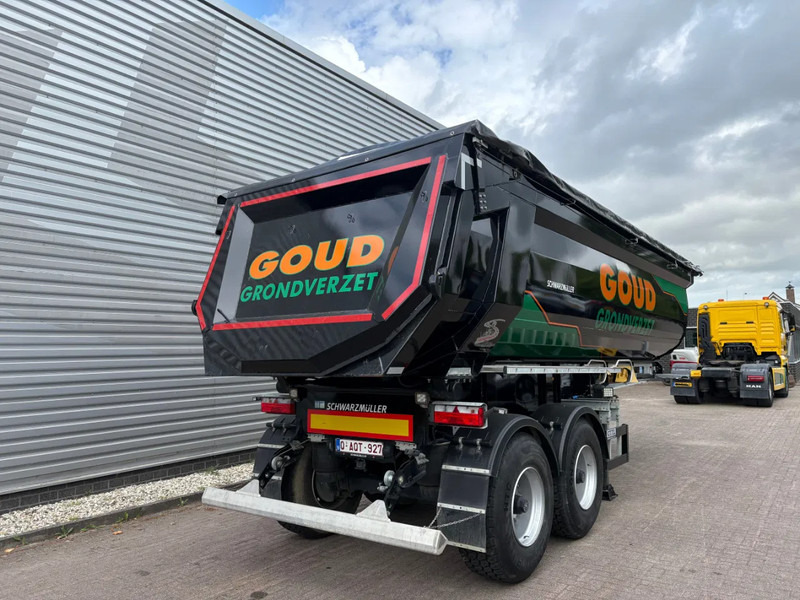Schwarzmüller 2 assige kipper / SCHUIFZEIL / BPW ASSEN / LIKE NEW / 28 M3 / - Semi-reboque basculante: foto 4 Schwarzmüller 2 assige kipper / SCHUIFZEIL / BPW ASSEN / LIKE NEW / 28 M3 / - Semi-reboque basculante: foto 4