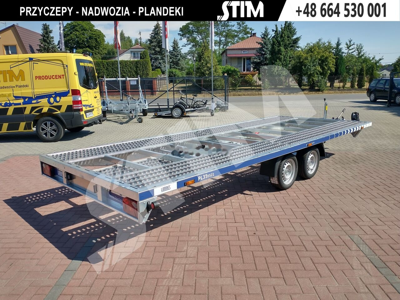 Lorries PL35-5521 - Reboque transporte de veículos: foto 1 Lorries PL35-5521 - Reboque transporte de veículos: foto 1