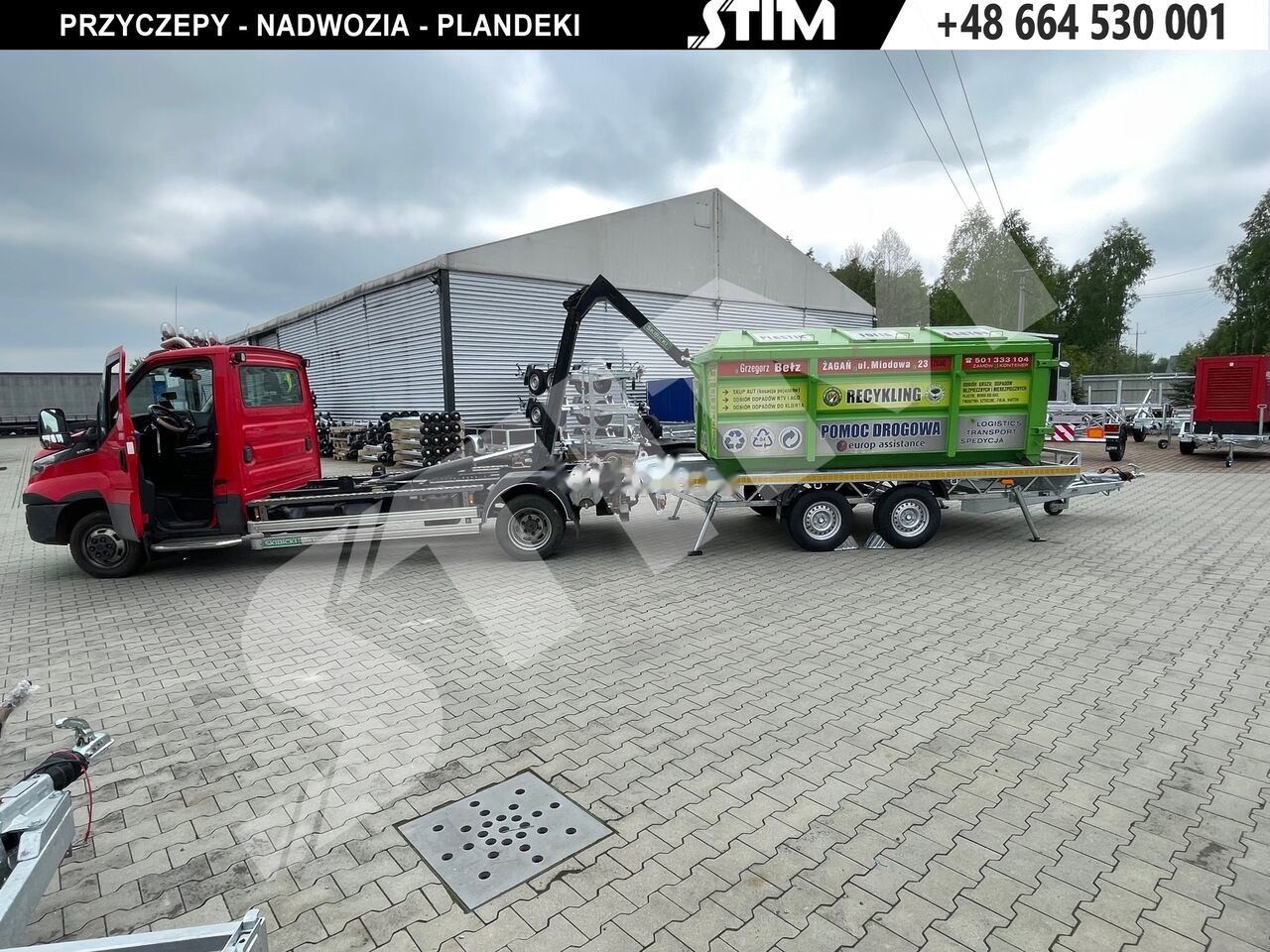Stim S22-35/4323KP-15 Platforma do przeowzu kontenerów typu KP - Reboque plataforma/ Caixa aberta: foto 2 Stim S22-35/4323KP-15 Platforma do przeowzu kontenerów typu KP - Reboque plataforma/ Caixa aberta: foto 2