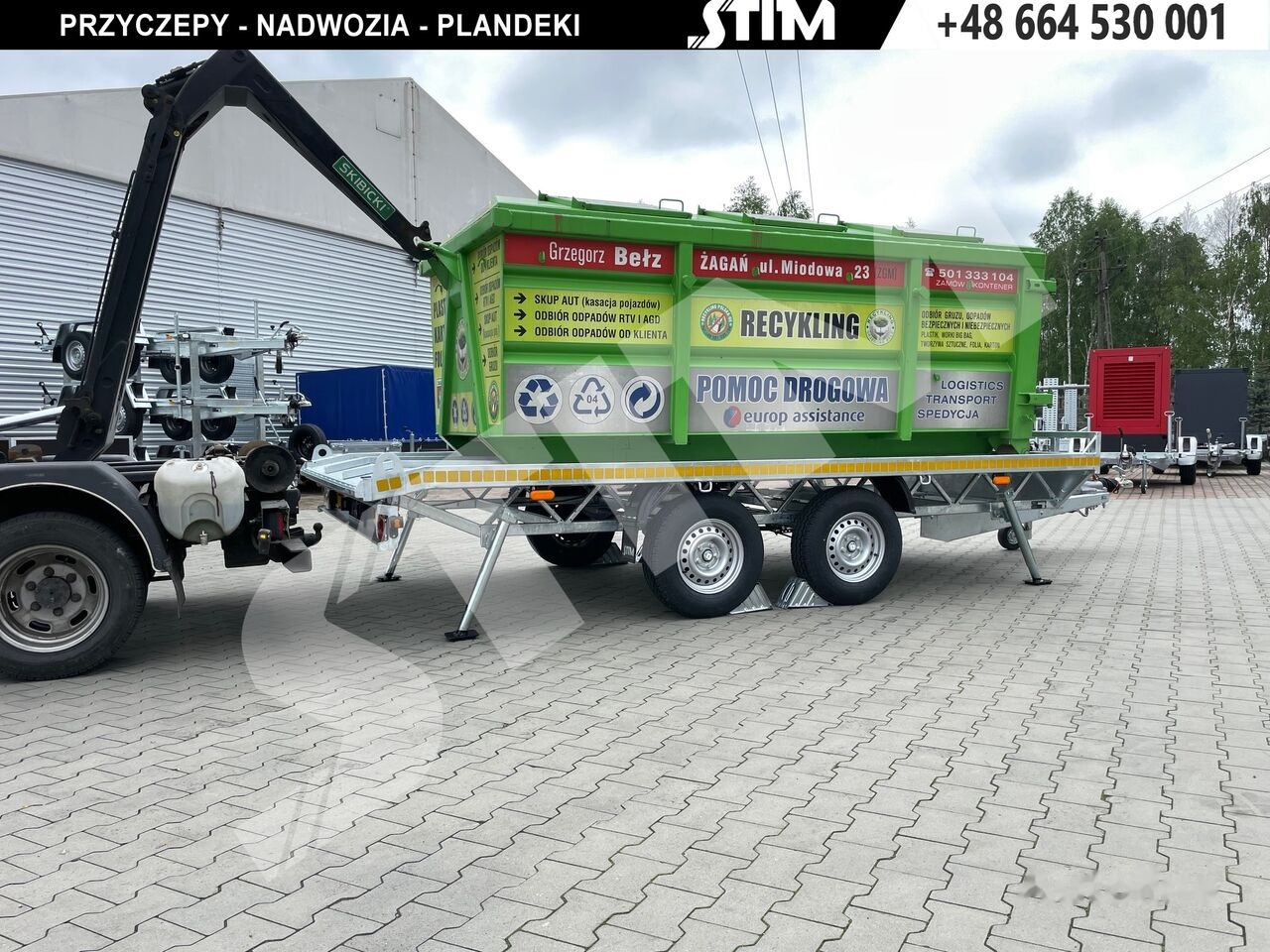 Stim S22-35/4323KP-15 Platforma do przeowzu kontenerów typu KP - Reboque plataforma/ Caixa aberta: foto 3 Stim S22-35/4323KP-15 Platforma do przeowzu kontenerów typu KP - Reboque plataforma/ Caixa aberta: foto 3