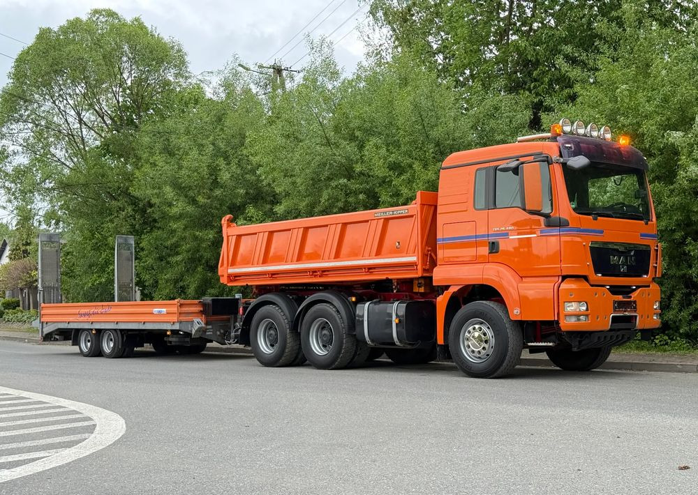 Camião basculante MAN * Kiper * Wywrotka * 26-480 *  MAN TGS 6x4 Bordmatic * Zastaw Tandem Niskopodwozie * Stan Perfekcyjny *: foto 10