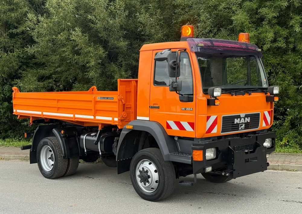 MAN * MAN 14-220 * Kiper Wywrotka Meiller * 4x4 * Zimowe Utrzymanie * Unimog * - Camião basculante: foto 3 MAN * MAN 14-220 * Kiper Wywrotka Meiller * 4x4 * Zimowe Utrzymanie * Unimog * - Camião basculante: foto 3