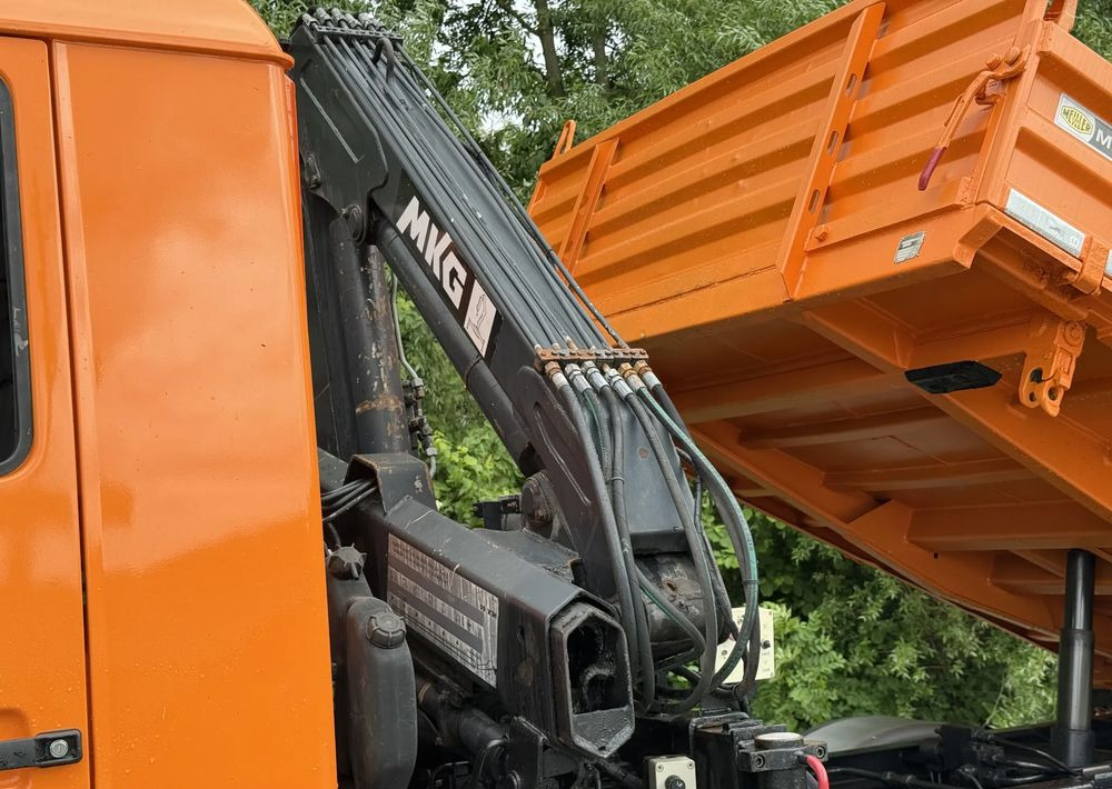 Camião basculante MAN * MAN LE 10.220 *Kiper Wywrotka * 4x4 * Pług Piaskarka * Zimowe Utrzymanie * Sprowadzony * HDS MKG *: foto 11