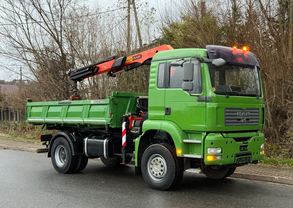 MAN * MAN TGA 18-360 * Kiper Wywrotka * 4x2 * Kran Palfinger PK 9501 Sprowadzony - Camião basculante: foto 2 MAN * MAN TGA 18-360 * Kiper Wywrotka * 4x2 * Kran Palfinger PK 9501 Sprowadzony - Camião basculante: foto 2
